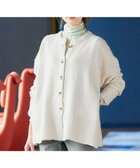 【ティアクラッセ/Tiaclasse】の【洗える】クルーネックメランジカーディガン オフホワイト|ID: prp329100004853069 ipo3291000000035647687