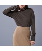【アンクレイヴ/uncrave】のアルビニスタシフォン ハイネック カットソー(uncrave STANDARD) 人気、トレンドファッション・服の通販 founy(ファニー) ファッション Fashion レディースファッション Fashion for Women トップス・カットソー Cut & Sew Tops シャツ・ブラウス・オフィスカジュアル Elegant Blouses & Button-Ups ロングTシャツ・Tシャツ Longline T-Shirts & Tees カットソー・ベーシックTシャツ Cut-and-Sewn Tops / Stretch Tees & Basics エアリー Airy Texture カットソー Cut and Sewn Top ハイネック High Neck, Mock Neck フィット Fit, Slim Fit 夏 Summer S/S・春夏 SS, Spring/Summer, Warm Season A/W・秋冬 Autumn/Winter thumbnail チャコールブラウン|ID: prp329100004853072 ipo3291000000035647711
