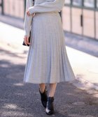 【エニィ スィス/any SiS】の【セットアップ対応】スフレケーブルニット スカート ライトグレー|ID: prp329100004853106 ipo3291000000035648143
