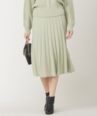 【エニィ スィス/any SiS】の【セットアップ対応】スフレケーブルニット スカート ミントグリーン|ID: prp329100004853106 ipo3291000000035648146