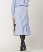 【エニィ スィス/any SiS】の【セットアップ対応】スフレケーブルニット スカート ミントブルー|ID: prp329100004853106 ipo3291000000035648148