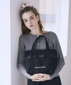 【メゾンドフルール/Maison de FLEUR】のマルチポケット帆布トートSバッグ 人気、トレンドファッション・服の通販 founy(ファニー) ファッション Fashion レディースファッション Fashion for Women バッグ Bags キャンバス Canvas, Canvas Fabric コンパクト Compact, Small Size 人気 Popular, Best Seller ポケット Pocket, Pocket Detail リボン Ribbon, Bow エレガント 上品 Elegant 2026年 2026 thumbnail Black|ID: prp329100004853157 ipo3291000000035648777