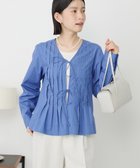 【アメリカンホリック/AMERICAN HOLIC】の【イージーケア】ピンタックブラウス Blue|ID: prp329100004853203 ipo3291000000035648997