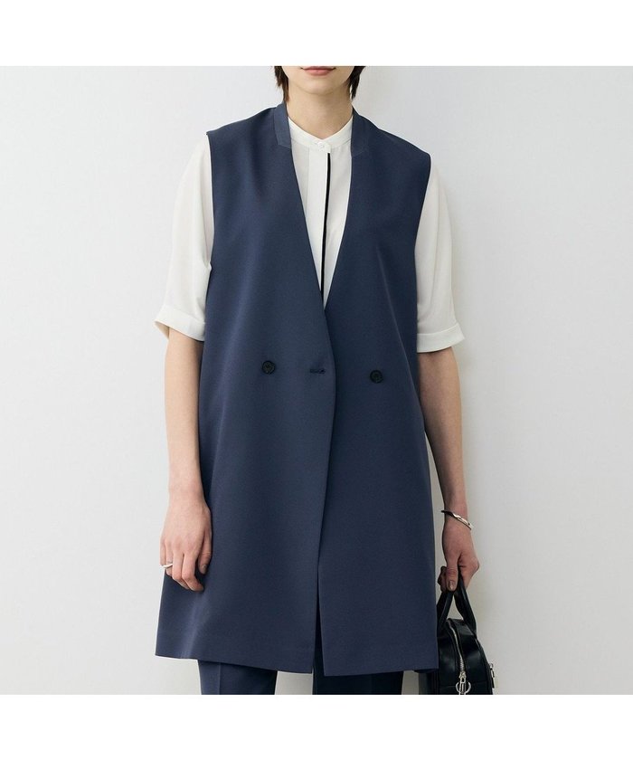 【アイシービー/iCB】の【先行予約】FluidBackSatin シアーコンビジレ インテリア・キッズ・メンズ・レディースファッション・服の通販 founy(ファニー) https://founy.com/ ファッション Fashion レディースファッション Fashion for Women アウター Coat / Outerwear Collection トップス・カットソー Cut & Sew Tops ベスト&ジレ / 重ね着スタイル Vests & Gilets 春 Spring サテン Satin, Glossy Fabric シアー Sheer, See-Through セットアップ Set-Up, Coordinated Outfit なめらか Smooth, Silky Texture ベスト Vest, Waistcoat ミドル Middle Length, Mid Height ワイド Wide, Wide Fit S/S・春夏 SS, Spring/Summer, Warm Season 夏 Summer セレモニー Ceremony ビジネス 仕事 通勤 Business / Work / Commuting 2026年 2026 |ID: prp329100004853235 ipo3291000000035649123