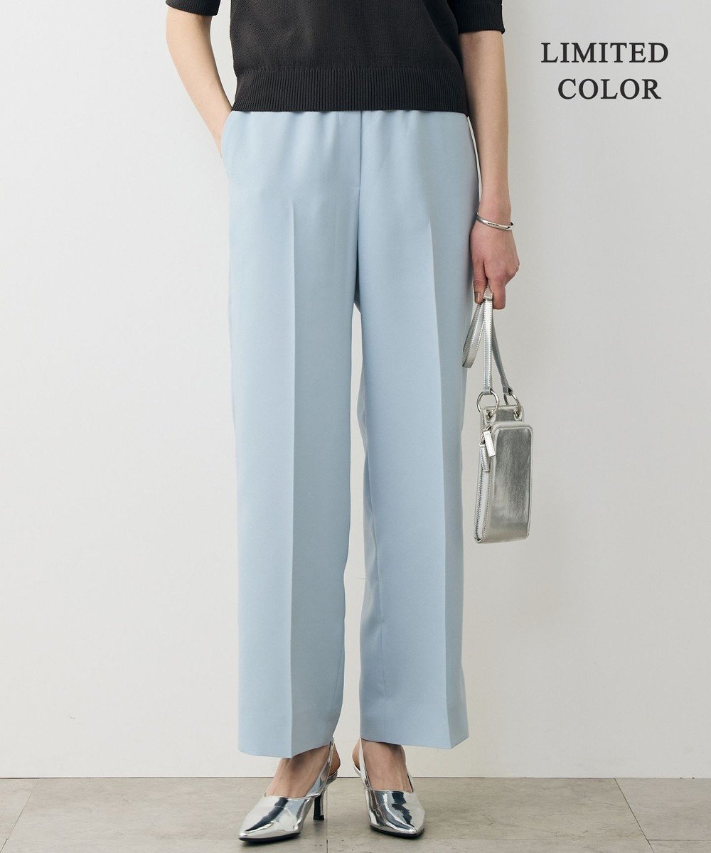 【アイシービー/iCB】の【先行予約・WEB限定カラーあり】FluidBackSatin ワイドパンツ インテリア・キッズ・メンズ・レディースファッション・服の通販 founy(ファニー) 　ファッション　Fashion　レディースファッション　Fashion for Women　パンツ　Pants & Trousers　春　Spring　カットソー　Cut and Sewn Top　サテン　Satin, Glossy Fabric　ジャケット　Jacket, Outerwear　センター　Center, Center Line　なめらか　Smooth, Silky Texture　プリント　Print, Printed Pattern　マーブル　Marble, Marble Pattern　ワイド　Wide, Wide Fit　S/S・春夏　SS, Spring/Summer, Warm Season　夏　Summer　セレモニー　Ceremony　ビジネス 仕事 通勤　Business / Work / Commuting　2026年　2026　サックスグレー[WEB限定・総裏]|ID: prp329100004853237 ipo3291000000035649132