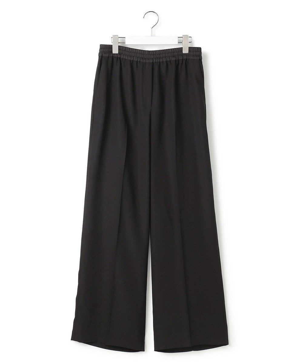 【アイシービー/iCB】の【先行予約・WEB限定カラーあり】FluidBackSatin ワイドパンツ インテリア・キッズ・メンズ・レディースファッション・服の通販 founy(ファニー) 　ファッション　Fashion　レディースファッション　Fashion for Women　パンツ　Pants & Trousers　春　Spring　カットソー　Cut and Sewn Top　サテン　Satin, Glossy Fabric　ジャケット　Jacket, Outerwear　センター　Center, Center Line　なめらか　Smooth, Silky Texture　プリント　Print, Printed Pattern　マーブル　Marble, Marble Pattern　ワイド　Wide, Wide Fit　S/S・春夏　SS, Spring/Summer, Warm Season　夏　Summer　セレモニー　Ceremony　ビジネス 仕事 通勤　Business / Work / Commuting　2026年　2026　ブラック|ID: prp329100004853237 ipo3291000000035649135