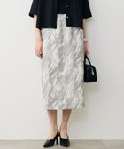 【アイシービー/iCB】の【先行予約】FluidBackSatin ナロースカート マーブル調プリント|ID: prp329100004853239 ipo3291000000035649140