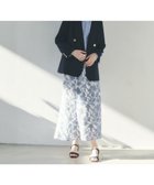 【イェッカ ヴェッカ/YECCA VECCA】のシアーレース柄マーメイドスカート Blue|ID: prp329100004853280 ipo3291000000035649342