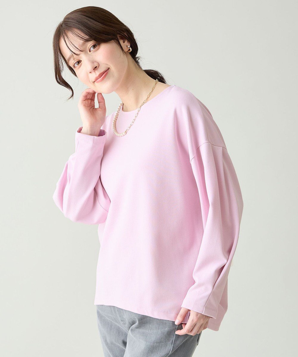 【エニー/ANY】のタックスリーブプルオーバー インテリア・キッズ・メンズ・レディースファッション・服の通販 founy(ファニー) 　ファッション　Fashion　レディースファッション　Fashion for Women　トップス・カットソー　Cut & Sew Tops　シャツ・ブラウス・オフィスカジュアル　Elegant Blouses & Button-Ups　ロングTシャツ・Tシャツ　Longline T-Shirts & Tees　カジュアルプルオーバー・ニットトップス　Pullovers & Knit Tops / Casual Pullovers　カットソー・ベーシックTシャツ　Cut-and-Sewn Tops / Stretch Tees & Basics　春　Spring　カットソー　Cut and Sewn Top　ダブル　Double, Double-Breasted　バルーン　Balloon, Balloon Silhouette　フェイス　Face, Facial Design　フロント　Front, Front Design　ボトム　Bottoms, Lower Wear　S/S・春夏　SS, Spring/Summer, Warm Season　夏　Summer　エレガント 上品　Elegant　ピンク|ID: prp329100004853283 ipo3291000000035649358