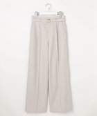 【エニィ スィス/any SiS】のツイステッドクリアチノワイド パンツ アイボリー|ID: prp329100004853307 ipo3291000000035649482