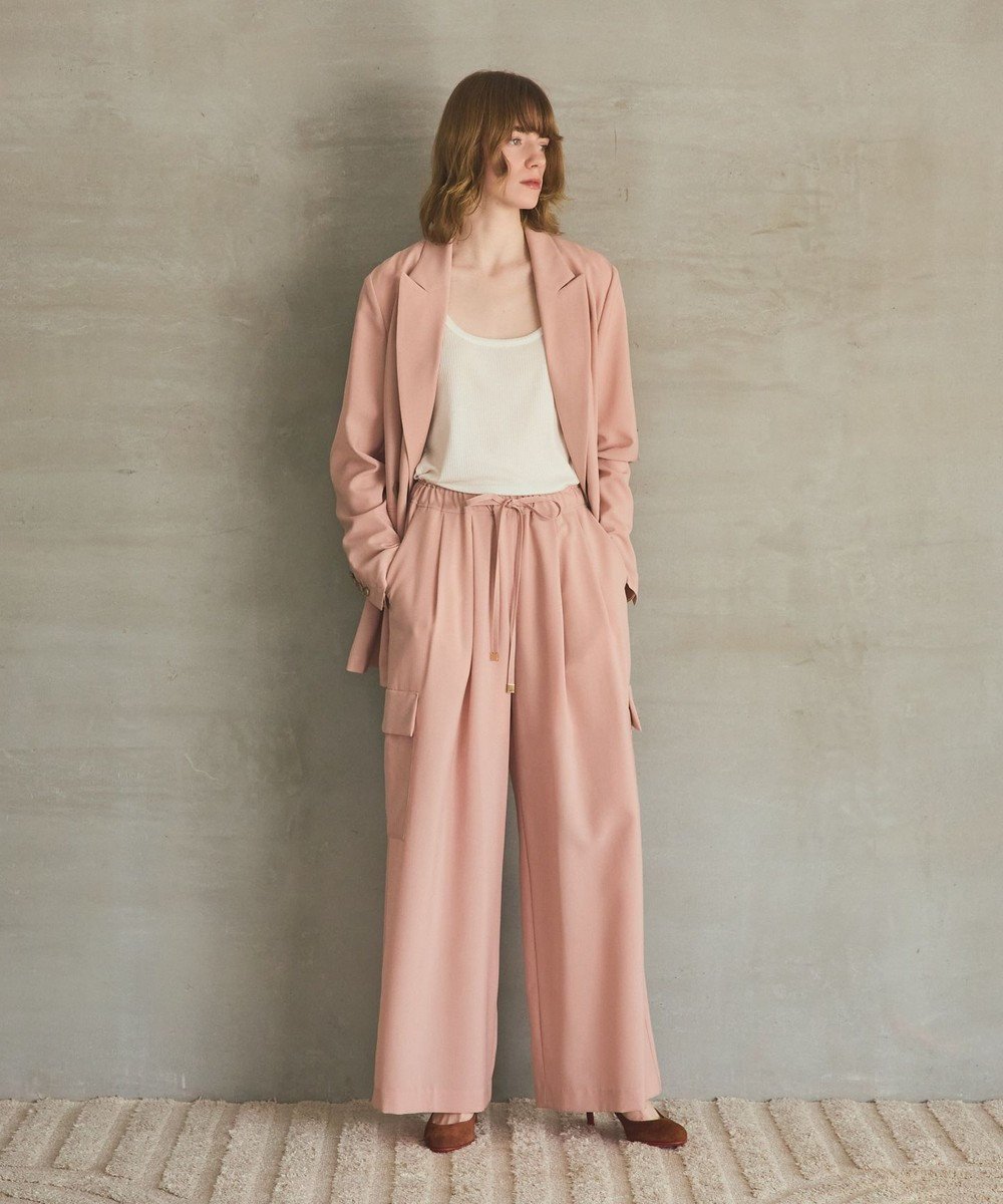 【グレース コンチネンタル/GRACE CONTINENTAL】のワイドイージーカーゴパンツ 人気、トレンドファッション・服の通販 founy(ファニー) 　ファッション　Fashion　レディースファッション　Fashion for Women　パンツ　Pants & Trousers　春　Spring　カーゴパンツ　Cargo Pants, Utility Pants　シアー　Sheer, See-Through　ジャケット　Jacket, Outerwear　セットアップ　Set-Up, Coordinated Outfit　S/S・春夏　SS, Spring/Summer, Warm Season　夏　Summer　 other-1|ID: prp329100004853334 ipo3291000000035649575