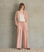 【グレース コンチネンタル/GRACE CONTINENTAL】のワイドイージーカーゴパンツ ピンク|ID: prp329100004853334 ipo3291000000035649576