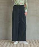 【グレース コンチネンタル/GRACE CONTINENTAL】のワイドイージーカーゴパンツ ブラック|ID: prp329100004853334 ipo3291000000035649577
