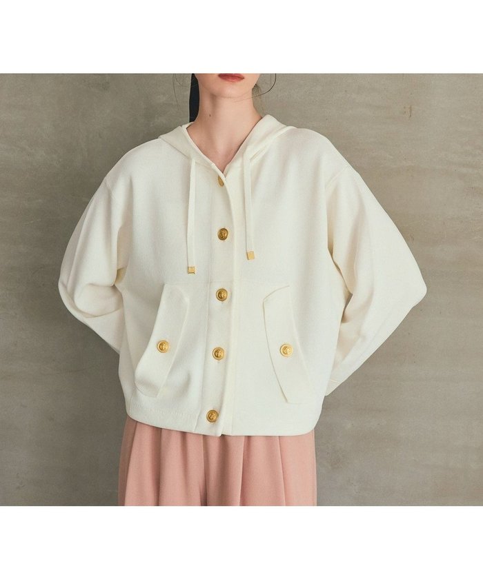 【グレース コンチネンタル/GRACE CONTINENTAL】のニットフーディブルゾン インテリア・キッズ・メンズ・レディースファッション・服の通販 founy(ファニー) https://founy.com/ ファッション Fashion レディースファッション Fashion for Women アウター Coat / Outerwear Collection レディースジャケット・軽アウター Jackets ブルゾンジャケット・スポーティアウター Blouson Jackets シンプル Simple, Minimal ジャケット Jacket, Outerwear ブルゾン Blouson, Bomber Jacket ロング Long, Long-Length 夏 Summer 春 Spring S/S・春夏 SS, Spring/Summer, Warm Season |ID: prp329100004853343 ipo3291000000035649601