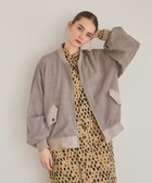 【グレース コンチネンタル/GRACE CONTINENTAL】のメッシュレイヤードブルゾン カーキ|ID: prp329100004853349 ipo3291000000035649626