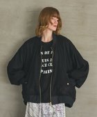 【グレース コンチネンタル/GRACE CONTINENTAL】のメッシュレイヤードブルゾン ブラック|ID: prp329100004853349 ipo3291000000035649627