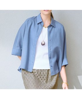 【自由区/JIYU-KU】の【カタログ掲載】ナチュラルリネン シャツ 人気、トレンドファッション・服の通販 founy(ファニー) ファッション Fashion レディースファッション Fashion for Women トップス・カットソー Cut & Sew Tops シャツ・ブラウス・オフィスカジュアル Elegant Blouses & Button-Ups 春 Spring 吸水 Absorbent, Quick-Dry ドレープ Drape, Draping Fabric バランス Balance, Style Balance ボトム Bottoms, Lower Wear リネン Linen, Linen Fabric リラックス Relax, Relaxed Fit S/S・春夏 SS, Spring/Summer, Warm Season 夏 Summer エレガント 上品 Elegant |ID:prp329100004853361