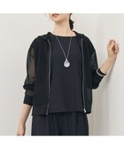 【自由区/JIYU-KU】のライトメッシュジップ パーカー 人気、トレンドファッション・服の通販 founy(ファニー) ファッション Fashion レディースファッション Fashion for Women トップス・カットソー Cut & Sew Tops レディースパーカー・カジュアルフーディー Casual Hoodies & Sweatshirts エレガント 上品 Elegant ドレープ Drape, Draping Fabric パーカー Hoodie, Parka フォルム Silhouette, Form 夏 Summer 春 Spring S/S・春夏 SS, Spring/Summer, Warm Season thumbnail ブラック|ID: prp329100004853373 ipo3291000000035859560