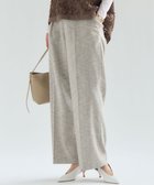 【23区/NIJYUSANKU】のリネンライクブッチャー ワイドパンツ ライトグリーン|ID: prp329100004853389 ipo3291000000035649788