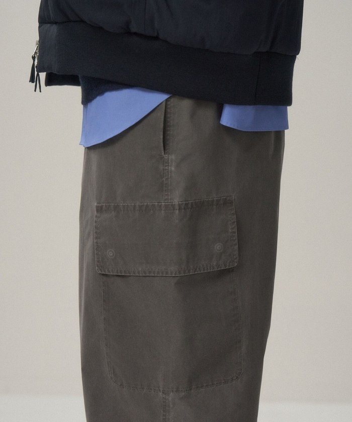 【エイトン/ATON】のPIGMENT AIR WEATHER ユーティリティーパンツ - UNISEX インテリア・キッズ・メンズ・レディースファッション・服の通販 founy(ファニー) https://founy.com/ ファッション Fashion レディースファッション Fashion for Women パンツ Pants & Trousers ユニセックス Unisex, Genderless カーゴパンツ Cargo Pants, Utility Pants スピンドル Spindle, Drawcord フレンチ French, French Style プリント Print, Printed Pattern ミリタリー Military, Army Style ライナー Liner, Inner Layer A/W・秋冬 Autumn/Winter |ID: prp329100004853427 ipo3291000000035650034