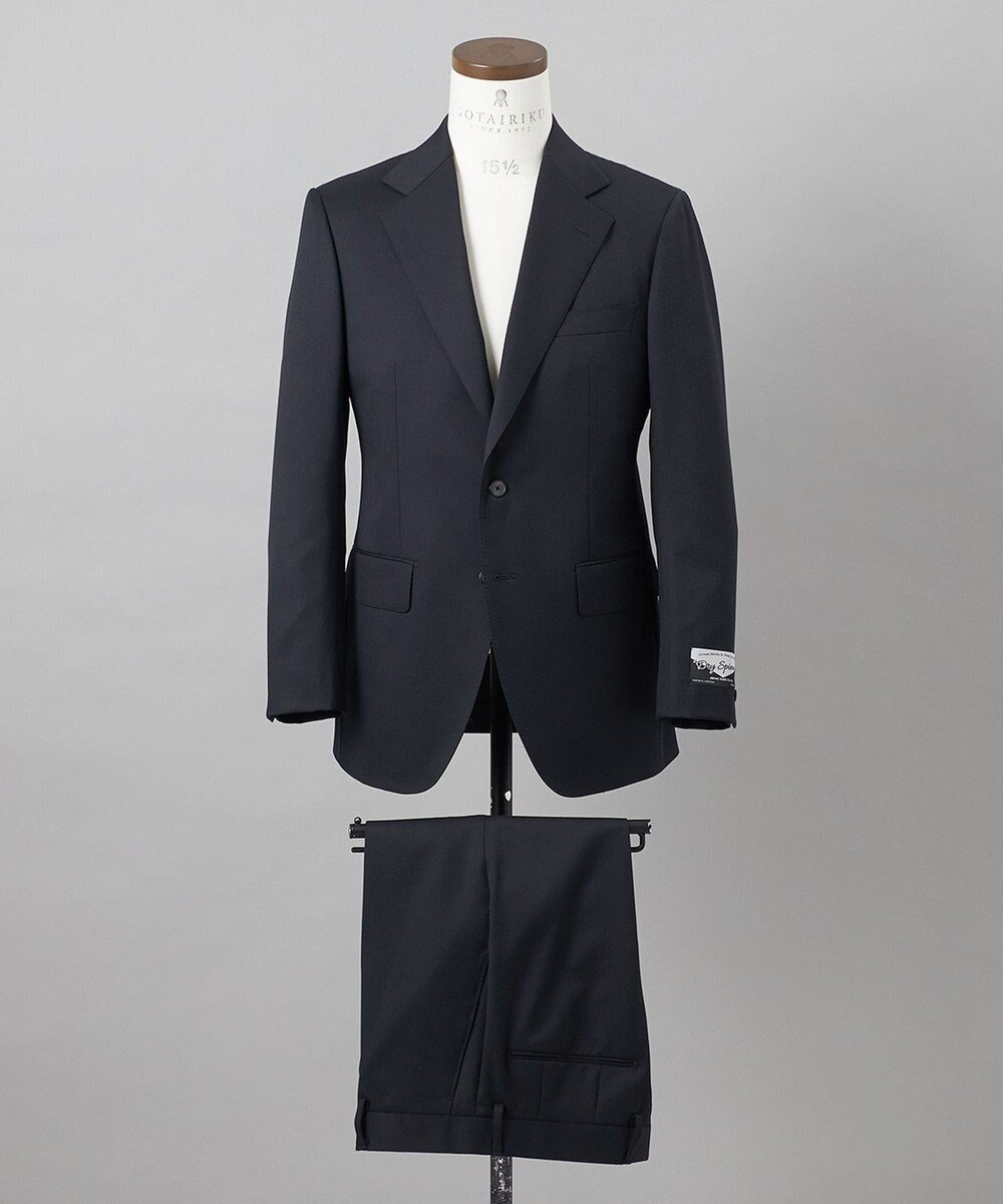 【五大陸/gotairiku / MEN】の【御幸毛織】ドライスピナーツイルストレッチスーツ_ネイビー インテリア・キッズ・メンズ・レディースファッション・服の通販 founy(ファニー) 　ファッション　Fashion　メンズファッション　Fashion for Men　セットアップ　Matching Sets　ストレッチ　Stretch, Stretchy Fabric　スーツ　Suit, Formalwear　セットアップ　Set-Up, Coordinated Outfit　フィット　Fit, Slim Fit　レギュラー　Regular, Standard Fit　夏　Summer　S/S・春夏　SS, Spring/Summer, Warm Season　A/W・秋冬　Autumn/Winter　ネイビー系|ID: prp329100004853576 ipo3291000000035659087