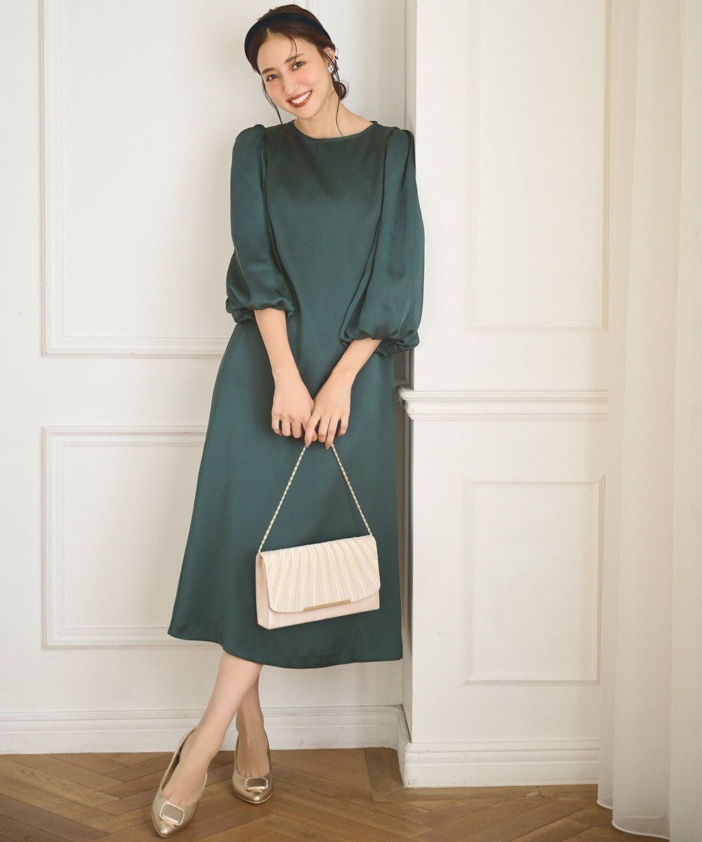 【エニィ スィス/any SiS】の【洗える】シフォンスリーブサック ドレス 人気、トレンドファッション・服の通販 founy(ファニー) ファッション Fashion レディースファッション Fashion for Women ワンピース Dresses フォーマル・パーティードレス・結婚式用ドレス Elegant & Casual Dresses サテン Satin, Glossy Fabric シフォン Chiffon, Lightweight Fabric シンプル Simple, Minimal スリーブ Sleeve, Long Sleeve / Short Sleeve ドレス Dress, One-Piece バランス Balance, Style Balance バルーン Balloon, Balloon Silhouette パール Pearl, Pearl Accent エレガント 上品 Elegant 年末年始 Year-end and New Year Holidays 洗える Machine Washable A/W・秋冬 Autumn/Winter 結婚式 Wedding other-1|ID: prp329100004853586 ipo3291000000035659300