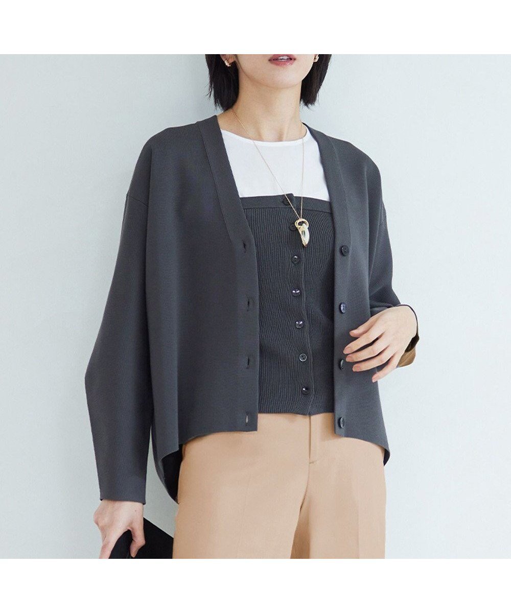 【自由区/JIYU-KU】の【洗える】ドライコットンハイゲージニット ビスチェ インテリア・キッズ・メンズ・レディースファッション・服の通販 founy(ファニー) 　ファッション　Fashion　レディースファッション　Fashion for Women　トップス・カットソー　Cut & Sew Tops　ニット　Knit Tops & Sweaters　ビスチェ　Bustiers & Corset Tops / Layered Bustier Style　おすすめ　Recommended / Our Picks　カットソー　Cut and Sewn Top　トレンド　Trend, Trending Now　ビスチェ　Bustier, Corset Top　フィット　Fit, Slim Fit　夏　Summer　春　Spring　S/S・春夏　SS, Spring/Summer, Warm Season　洗える　Machine Washable　スレート|ID: prp329100004853593 ipo3291000000035659510