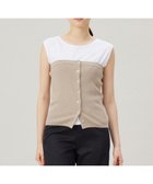 【自由区/JIYU-KU】の【洗える】ドライコットンハイゲージニット ビスチェ ベージュ|ID: prp329100004853593 ipo3291000000035659511