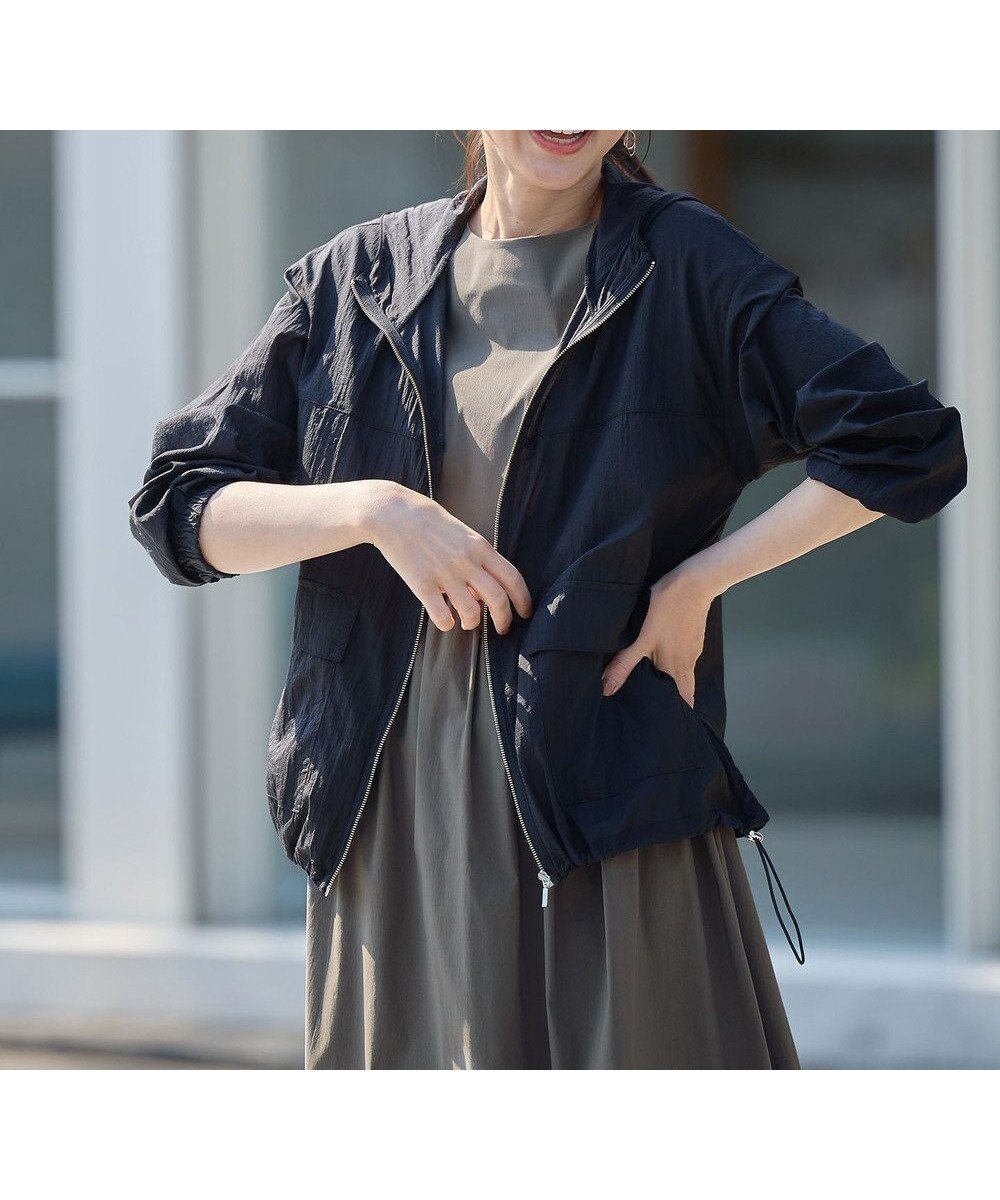 【エニー/ANY】の【WEB限定】シアーフードブルゾン インテリア・キッズ・メンズ・レディースファッション・服の通販 founy(ファニー) 　ファッション　Fashion　レディースファッション　Fashion for Women　アウター　Coat / Outerwear Collection　レディースジャケット・軽アウター　Jackets　ブルゾンジャケット・スポーティアウター　Blouson Jackets　おすすめ　Recommended / Our Picks　コンパクト　Compact, Small Size　シアー　Sheer, See-Through　ジャケット　Jacket, Outerwear　トレンド　Trend, Trending Now　ブルゾン　Blouson, Bomber Jacket　夏　Summer　春　Spring　S/S・春夏　SS, Spring/Summer, Warm Season　ブラック|ID: prp329100004853596 ipo3291000000035659598