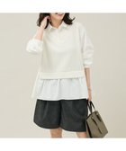 【グリーンパークス/Green Parks】のカットモールドッキングシャツチュニック 人気、トレンドファッション・服の通販 founy(ファニー) ファッション Fashion レディースファッション Fashion for Women ワンピース Dresses チュニック Tunic Tops & Dresses ギャザー Gathered, Ruffled チュニック Tunic, Long Top フェミニン Feminine, Girly ヘムライン Hemline, Bottom Cut ポケット Pocket, Pocket Detail A/W・秋冬 Autumn/Winter thumbnail Ivory|ID: prp329100004853604 ipo3291000000035659807