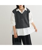 【グリーンパークス/Green Parks】のカットモールドッキングシャツチュニック 人気、トレンドファッション・服の通販 founy(ファニー) ファッション Fashion レディースファッション Fashion for Women ワンピース Dresses チュニック Tunic Tops & Dresses ギャザー Gathered, Ruffled チュニック Tunic, Long Top フェミニン Feminine, Girly ヘムライン Hemline, Bottom Cut ポケット Pocket, Pocket Detail A/W・秋冬 Autumn/Winter thumbnail Charcoal Gray|ID: prp329100004853604 ipo3291000000035659808