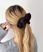 【ウィゴー/WEGO】のLラメドットシュシュ ブラック|ID: prp329100004853608 ipo3291000000035659904