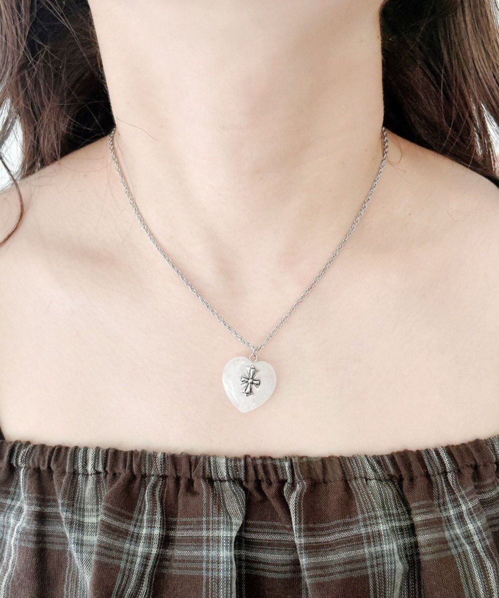 【ウィゴー/WEGO】のLクロスハートネックレス 人気、トレンドファッション・服の通販 founy(ファニー) 　ファッション　Fashion　レディースファッション　Fashion for Women　ジュエリー　Jewelry　ネックレス　Necklaces & Pendants　アクセサリー　Fashion Accessories　クール　Cool, Chic　スマホ　Smartphone, Mobile Device　ネックレス　Necklace, Pendant Necklace　モチーフ　Motif, Design Theme　 other-1|ID: prp329100004853609 ipo3291000000035659913