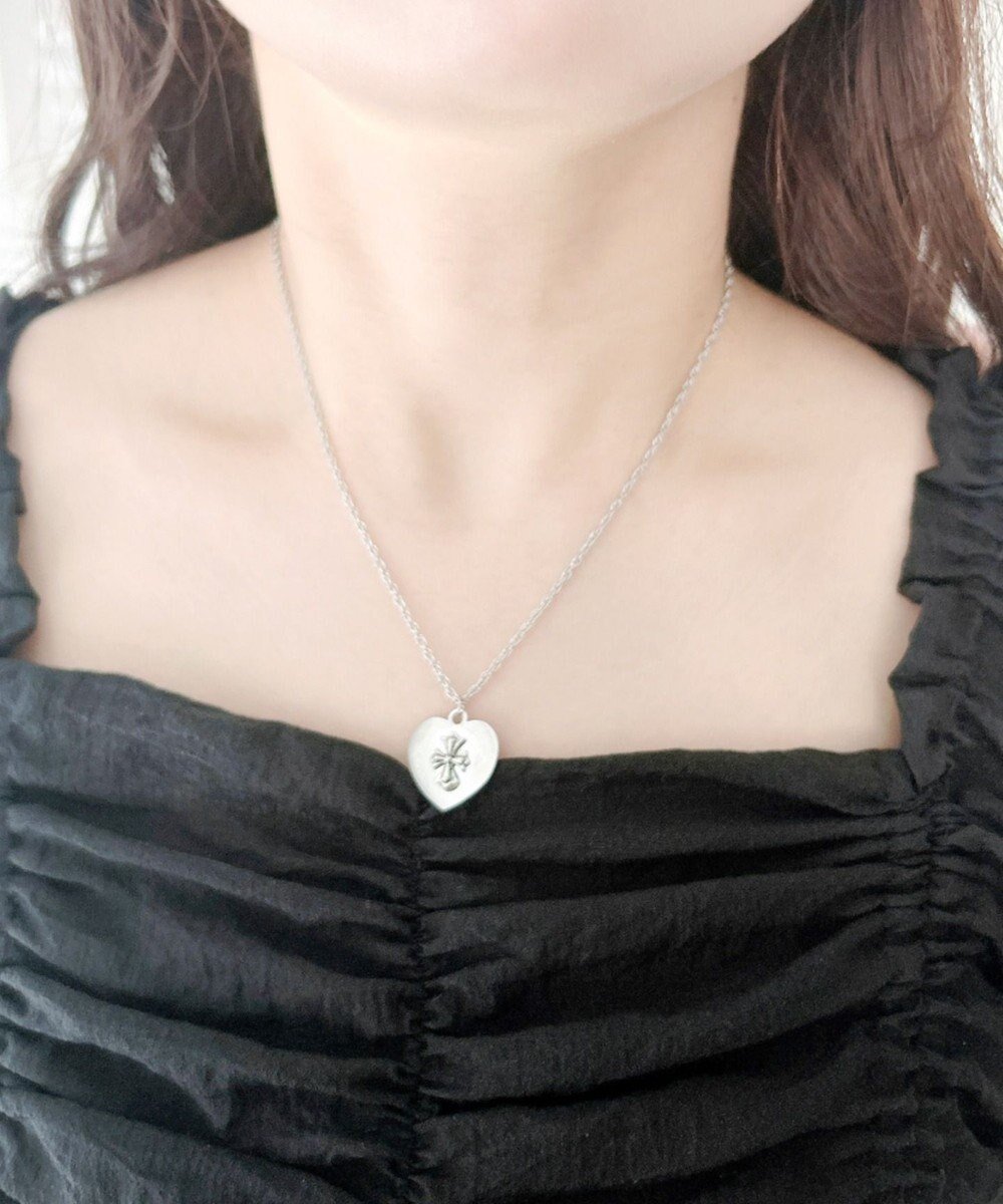 【ウィゴー/WEGO】のLクロスハートネックレス インテリア・キッズ・メンズ・レディースファッション・服の通販 founy(ファニー) 　ファッション　Fashion　レディースファッション　Fashion for Women　ジュエリー　Jewelry　ネックレス　Necklaces & Pendants　アクセサリー　Fashion Accessories　クール　Cool, Chic　スマホ　Smartphone, Mobile Device　ネックレス　Necklace, Pendant Necklace　モチーフ　Motif, Design Theme　柄4|ID: prp329100004853609 ipo3291000000035659922