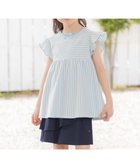 【組曲 / KIDS/KUMIKYOKU】の【UVケア】【110-140㎝】マリンボーダー チュニック サックスブルー|ID: prp329100004853616 ipo3291000000035660144