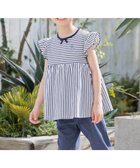 【組曲 / KIDS/KUMIKYOKU】の【UVケア】【110-140㎝】マリンボーダー チュニック ネイビー|ID: prp329100004853616 ipo3291000000035660146