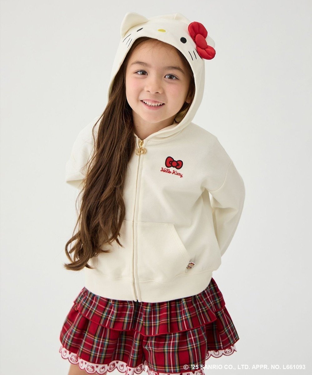 【エニィ/ANY / KIDS】の【ハローキティ×ANY KIDS】なりきりパーカー 人気、トレンドファッション・服の通販 founy(ファニー) ファッション Fashion キッズファッション Fashion for Kids トップス・カットソー Cut & Sew Tops キュロット Culottes, Wide Shorts チェック Check, Plaid, Tartan ドッキング Docking, Mixed Material パーカー Hoodie, Parka ポケット Pocket, Pocket Detail ポシェット Pochette, Mini Bag リボン Ribbon, Bow 秋 Autumn A/W・秋冬 Autumn/Winter 羽織 Haori, Light Jacket 長袖 Long Sleeve, Full Sleeve other-1|ID: prp329100004853626 ipo3291000000035660296