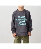 【エニィ/ANY / KIDS】のロゴプリント トレーナー チャコール|ID: prp329100004853642 ipo3291000000035660680