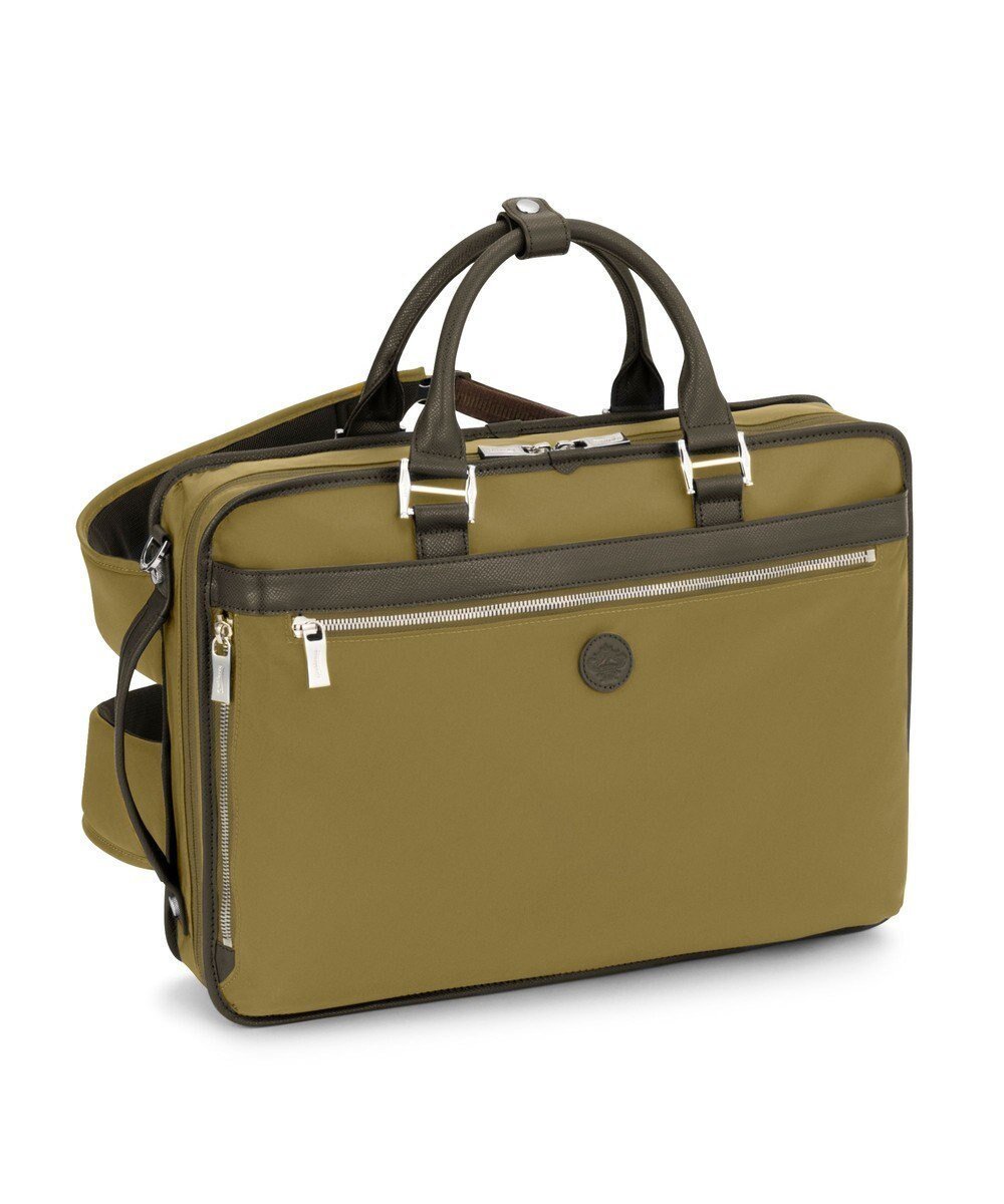 【エース バッグズ アンド ラゲッジ/ACE BAGS & LUGGAGE / MEN】のOrobianco ソロペルテ ビジネスバッグ 3way A4サイズ 13.3inchPC収納 14L 1020g 92966 インテリア・キッズ・メンズ・レディースファッション・服の通販 founy(ファニー) 　ファッション　Fashion　メンズファッション　Fashion for Men　バッグ　Bags　ショルダー　Shoulder, Shoulder Strap　スタンダード　Standard, Basic　フロント　Front, Front Design　ベーシック　Basic, Essential　ポケット　Pocket, Pocket Detail　メタル　Metal, Metal Parts　ランダム　Random, Irregular　リュック　Backpack, Rucksack　ビジネス 仕事 通勤　Business / Work / Commuting　カーキ|ID: prp329100004853649 ipo3291000000035661039