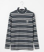 【23区 ゴルフ/23区GOLF / MEN】の【MEN】エニワイズ モックネックシャツ 人気、トレンドファッション・服の通販 founy(ファニー) ファッション Fashion メンズファッション Fashion for Men トップス・カットソー Cut & Sew Tops メンズシャツ Shirts ゴルフ Golf なめらか Smooth, Silky Texture インナー Innerwear カットソー Cut and Sewn Top ボーダー Border, Stripe 冬 Winter / This Winter 定番 Standard, Basic Item 秋 Autumn A/W・秋冬 Autumn/Winter thumbnail ネイビー系1|ID: prp329100004853654 ipo3291000000035661255