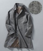 【五大陸/gotairiku / MEN】の【薄中綿仕様】スーパーライトウエイトカシミヤブレンド ステンカラーコート ライトグレー系8|ID: prp329100004853655 ipo3291000000035661274