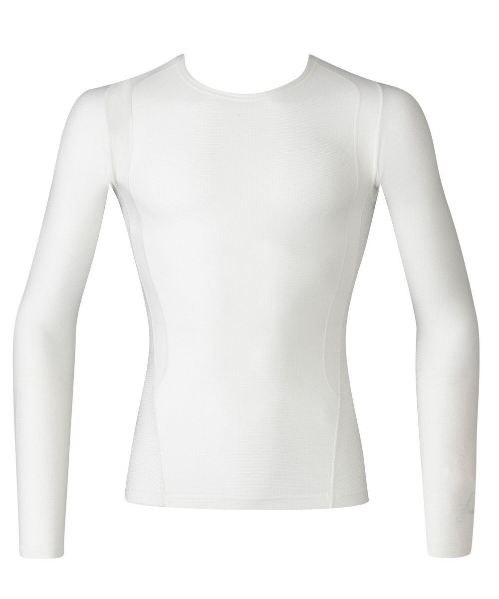 【シーダブリューエックス/CW-X / MEN】の【MEN】 CW-X 機能性トップス 【JYURYU TOP】 メッシュ 長袖 肩が動かしやすくなる 運動時の疲労を軽減 ゴルフ 球技 マラソン JAO399 /ワコール インテリア・キッズ・メンズ・レディースファッション・服の通販 founy(ファニー) 　ファッション　Fashion　メンズファッション　Fashion for Men　トップス・カットソー　Cut & Sew Tops　切替　Switching, Contrast Panel　抗菌　Antibacterial, Bacteria-Resistant　スポーツ　Sports, Activewear　長袖　Long Sleeve, Full Sleeve　フィット　Fit, Slim Fit　メッシュ　Mesh, Net Fabric　おすすめ　Recommended / Our Picks　ゴルフ　Golf　アイボリー|ID: prp329100004853668 ipo3291000000035661633