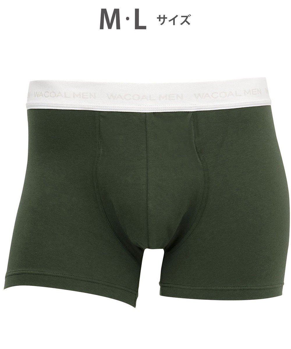 【ワコール/Wacoal / MEN】のボクサーパンツ 【気持ちいいパンツ】 綿混 前閉じ WT3420 /ワコールメン インテリア・キッズ・メンズ・レディースファッション・服の通販 founy(ファニー) 　ファッション　Fashion　メンズファッション　Fashion for Men　ボトムス　Bottoms　アンダー　Underwear Essentials　抗菌　Antibacterial, Bacteria-Resistant　センター　Center, Center Line　フィット　Fit, Slim Fit　フロント　Front, Front Design　ベーシック　Basic, Essential　オリーブ|ID: prp329100004853670 ipo3291000000035661679