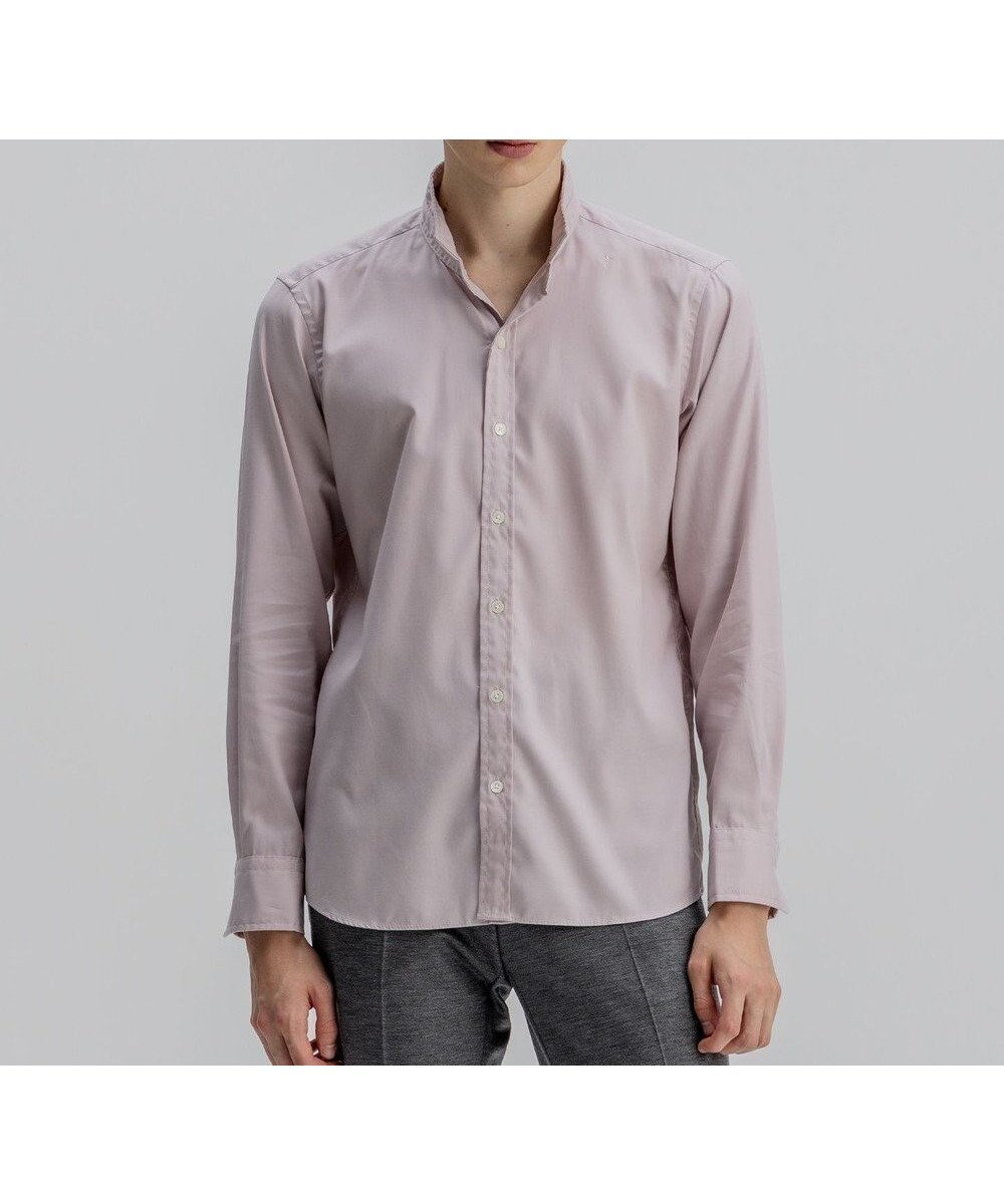 【ジョゼフ オム/JOSEPH HOMME / MEN】の80/2オックス ウイングカラーシャツ インテリア・キッズ・メンズ・レディースファッション・服の通販 founy(ファニー) 　ファッション　Fashion　メンズファッション　Fashion for Men　トップス・カットソー　Cut & Sew Tops　メンズシャツ　Shirts　オックス　Oxford Fabric　シェイプ　Shape, Slim Fit　ストレッチ　Stretch, Stretchy Fabric　エレガント 上品　Elegant　夏　Summer　定番　Standard, Basic Item　春　Spring　S/S・春夏　SS, Spring/Summer, Warm Season　長袖　Long Sleeve, Full Sleeve　ローズ系|ID: prp329100004853672 ipo3291000000035661758