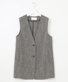 【自由区/JIYU-KU】の【洗える】ライトカラミミドル丈 ジレ モノトーン|ID: prp329100004853682 ipo3291000000035662389