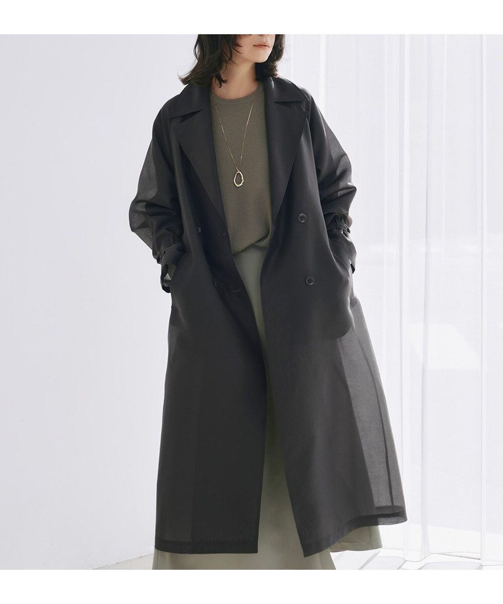 【アイシービー/iCB】のシアーフォルムオーガン トレンチコート インテリア・キッズ・メンズ・レディースファッション・服の通販 founy(ファニー) ファッション Fashion レディースファッション Fashion for Women アウター Coat / Outerwear Collection コート・ロングコート・ピーコート Long Coats, Peacoats & More レディースジャケット・軽アウター Jackets トレンチコート / 春秋の定番アウター Trench Coats オーガンジー Organza Fabric 春 Spring シアー Sheer, See-Through シンプル Simple, Minimal ジャケット Jacket, Outerwear バランス Balance, Style Balance パーカー Hoodie, Parka ブラウジング Blouson Silhouette, Cinched Waist S/S・春夏 SS, Spring/Summer, Warm Season おすすめ Recommended / Our Picks 夏 Summer エレガント 上品 Elegant 2025年 2025 2025春夏・S/S Spring/Summer 2025 SS25 チャコール系|ID: prp329100004853688 ipo3291000000035663118