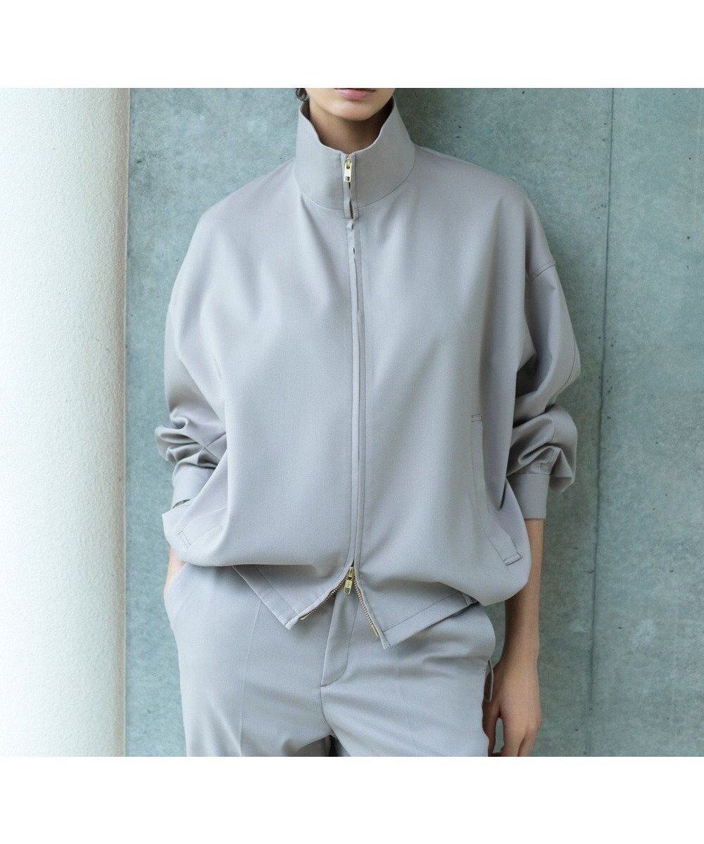 【23区/NIJYUSANKU】の【エステータ】ライトダブルクロス ブルゾン 人気、トレンドファッション・服の通販 founy(ファニー) 　ファッション　Fashion　レディースファッション　Fashion for Women　アウター　Coat / Outerwear Collection　レディースジャケット・軽アウター　Jackets　ブルゾンジャケット・スポーティアウター　Blouson Jackets　ショルダー　Shoulder, Shoulder Strap　ジャケット　Jacket, Outerwear　スタンド　Stand Collar, Upright Stand　スポーティ　Sporty, Casual Athletic　セットアップ　Set-Up, Coordinated Outfit　ドロップ　Drop Shoulder, Dropped Style　ドローストリング　Drawstring, Pull Cord　フロント　Front, Front Design　ブルゾン　Blouson, Bomber Jacket　ボトム　Bottoms, Lower Wear　A/W・秋冬　Autumn/Winter　冬　Winter / This Winter　おすすめ　Recommended / Our Picks　 other-1|ID: prp329100004853689 ipo3291000000035663133