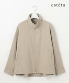 【23区/NIJYUSANKU】の【エステータ】ライトダブルクロス ブルゾン グレージュ|ID: prp329100004853689 ipo3291000000036273639