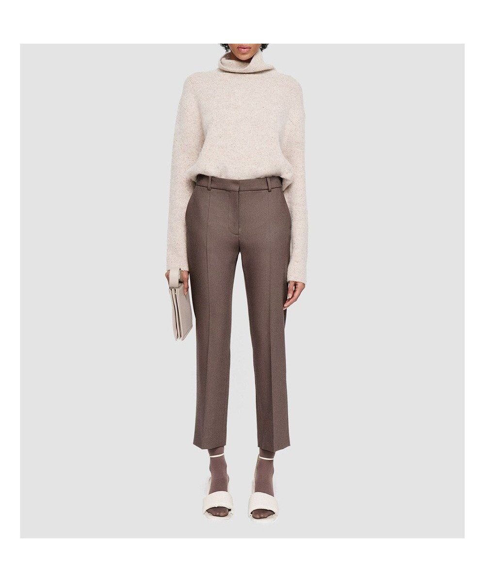 【ジョゼフ/JOSEPH】のライトフランネル スリムストレートトラウザーズ インテリア・キッズ・メンズ・レディースファッション・服の通販 founy(ファニー) 　ファッション　Fashion　レディースファッション　Fashion for Women　パンツ　Pants & Trousers　ストレッチ　Stretch, Stretchy Fabric　ポケット　Pocket, Pocket Detail　A/W・秋冬　Autumn/Winter　Carob|ID: prp329100004853699 ipo3291000000035663449