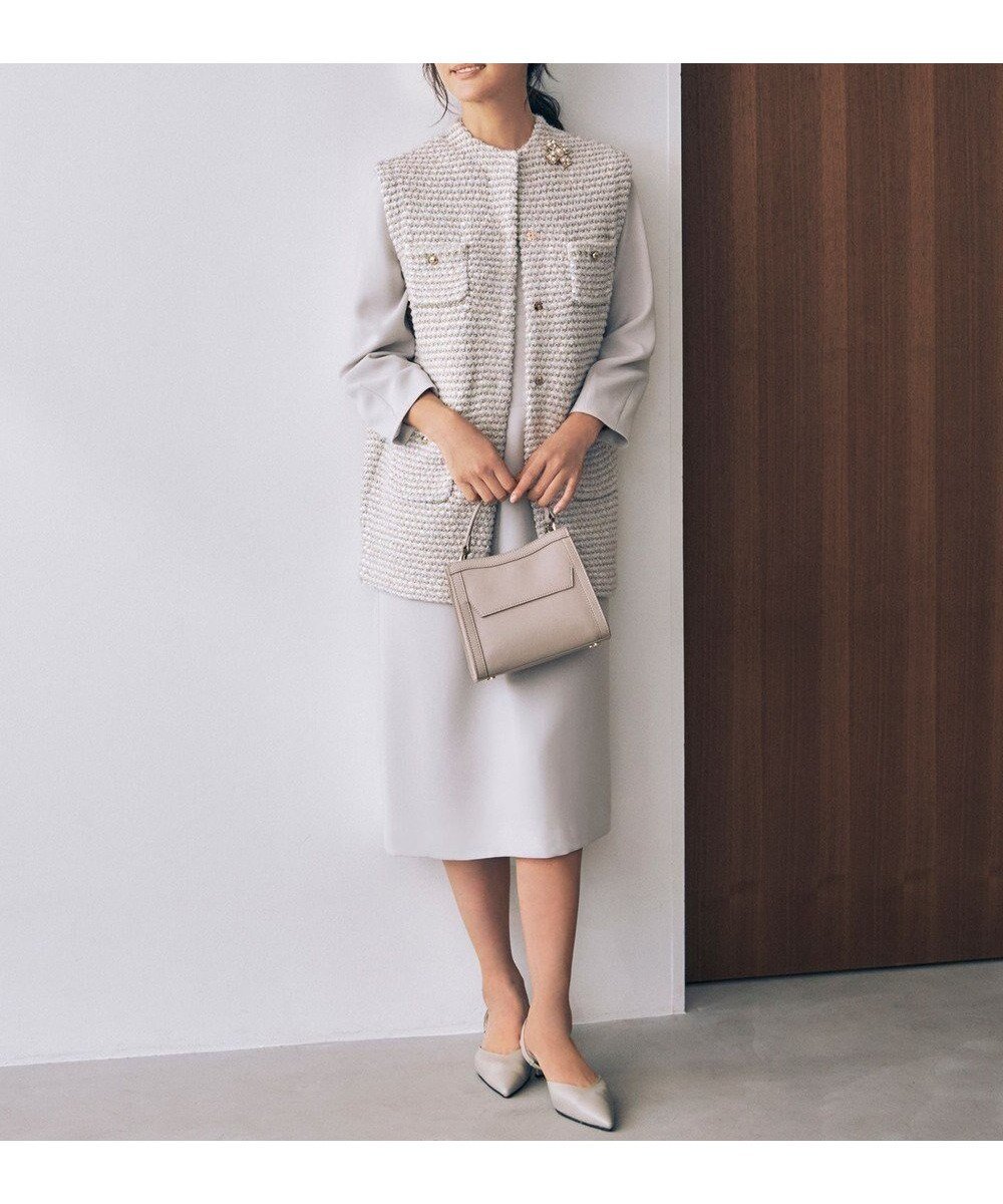 【自由区/JIYU-KU】の【セットアップ対応・洗える】トリアセダブルクロス ワンピース 人気、トレンドファッション・服の通販 founy(ファニー) 　ファッション　Fashion　レディースファッション　Fashion for Women　ワンピース　Dresses　シンプル　Simple, Minimal　ジャケット　Jacket, Outerwear　ストレッチ　Stretch, Stretchy Fabric　セットアップ　Set-Up, Coordinated Outfit　セレモニー　Ceremony　フォルム　Silhouette, Form　フロント　Front, Front Design　夏　Summer　S/S・春夏　SS, Spring/Summer, Warm Season　洗える　Machine Washable　A/W・秋冬　Autumn/Winter　ビジネス 仕事 通勤　Business / Work / Commuting　 other-1|ID: prp329100004853702 ipo3291000000035663583